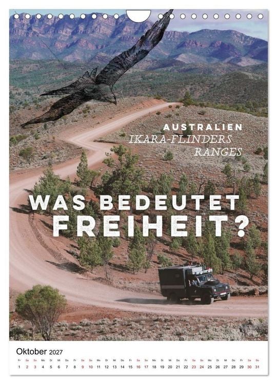 Produktbild: INTO THE FAR und die gro&szlig;en Fragen des Reisens - A True Overland Story (Wandkalender 2027 DIN A4 hoch), CALVENDO Monatskalender