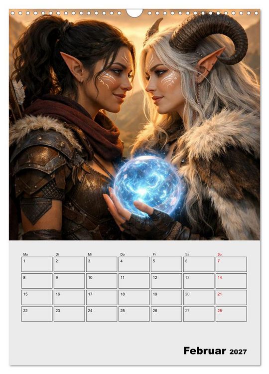 Produktbild: Mythische Gef&auml;hrten (Wandkalender 2027 DIN A3 hoch), CALVENDO Monatskalender