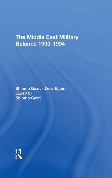 Produktbild: The Middle East Military Balance 19931994