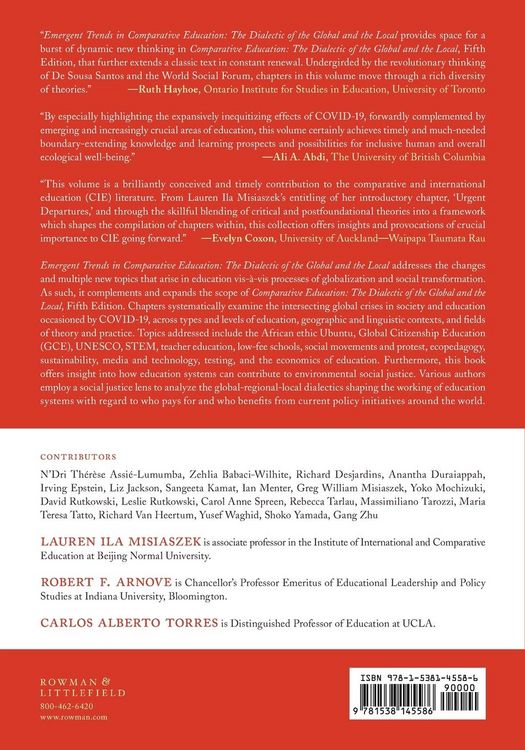 Produktbild: Emergent Trends in Comparative Education