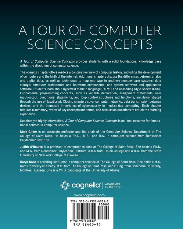 Produktbild: A Tour of Computer Science Concepts