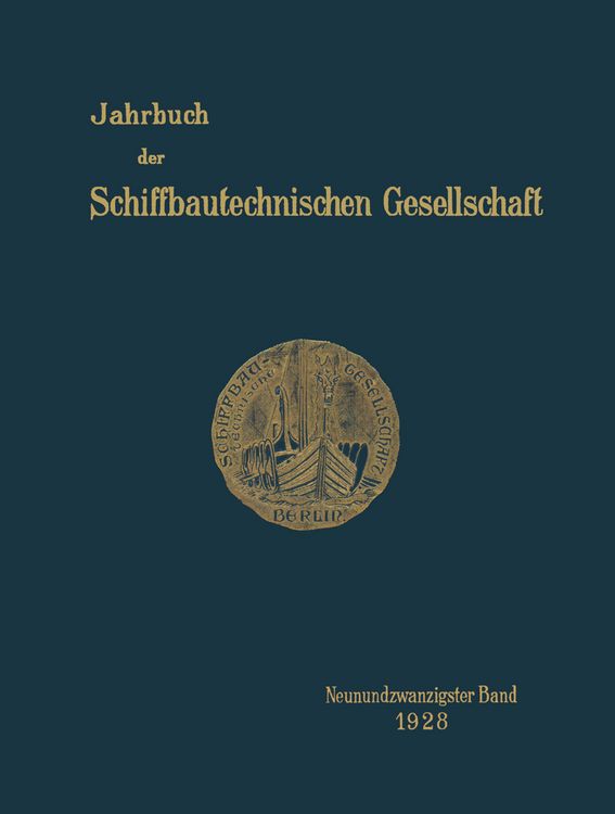 Produktbild: Jahrbuch der Schiffbautechnischen Gesellschaft
