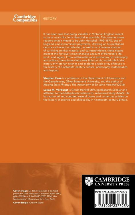 Produktbild: The Cambridge Companion to John Herschel