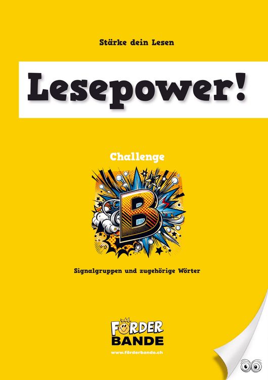 Produktbild: Lesepower! Challenge B - Signalgruppen und zugeh&ouml;rige W&ouml;rter