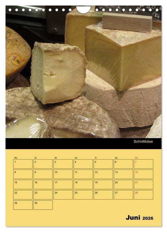 Produktbild: Alles K&auml;se / Planer (Wandkalender 2026 DIN A4 hoch), CALVENDO Monatskalender