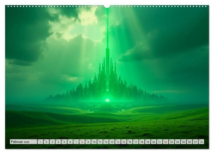 Produktbild: Fabelhafte Orte &ndash; Landschaften aus M&auml;rchen und Sagen (Wandkalender 2026 DIN A2 quer), CALVENDO Monatskalender