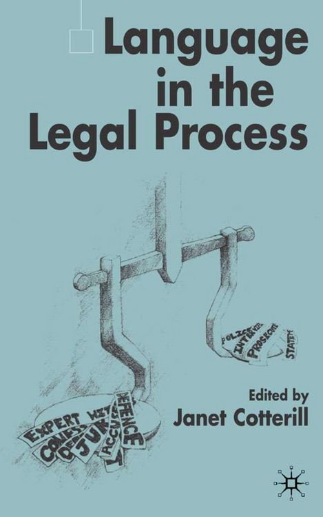 Produktbild: Language in the Legal Process