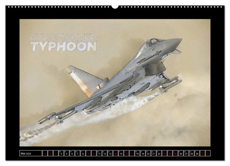 Produktbild: Aero Action Art - Luftfahrt Kunst (hochwertiger Premium Wandkalender 2026 DIN A2 quer), Kunstdruck in Hochglanz