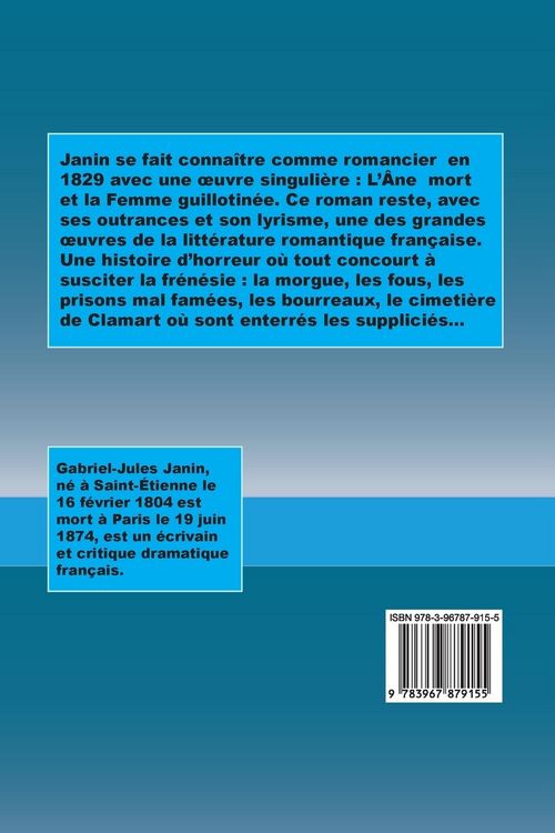 Produktbild: L'&Acirc;ne mort et la femme guillotin&eacute;e