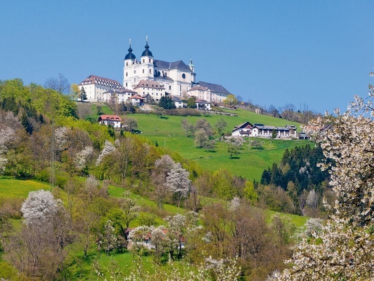 Produktbild: CALVENDO Puzzle Basilika am Sonntagberg | 1000 Teile Lege-Gr&ouml;&szlig;e 64 &times; 48 cm Foto-Puzzle f&uuml;r gl&uuml;ckliche Stunden