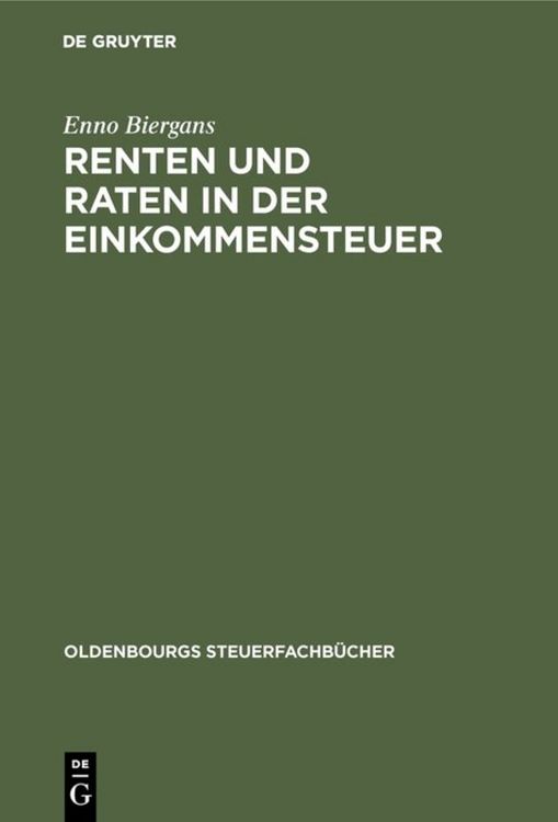 Produktbild: Renten und Raten in der Einkommensteuer