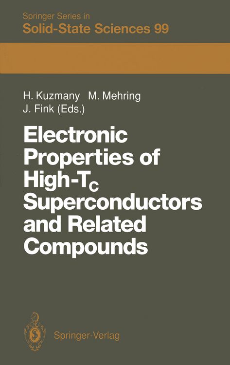 Produktbild: Electronic Properties of High-Tc Superconductors and Related Compounds