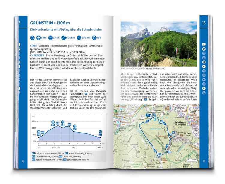 Produktbild: KOMPASS Wanderf&uuml;hrer K&ouml;nigssee, Nationalpark Berchtesgaden, Watzmann, 42 Touren