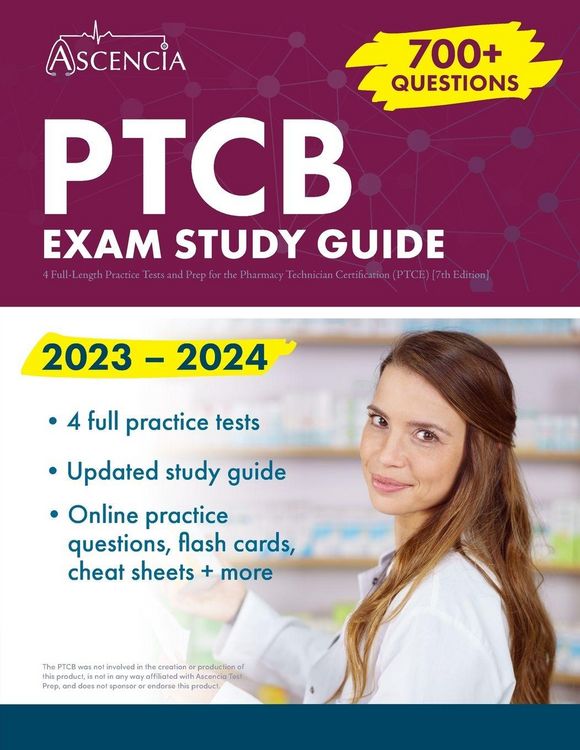 Produktbild: PTCB Exam Study Guide 2023-2024