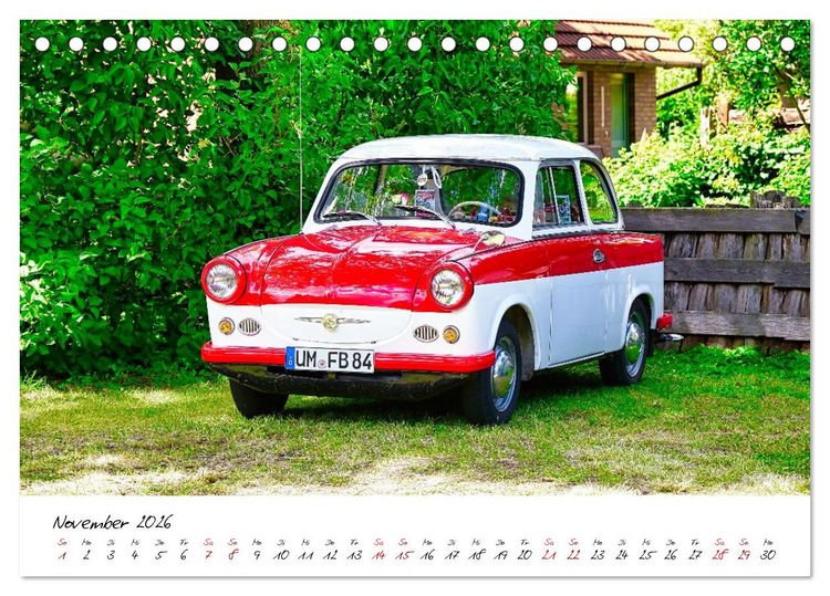 Produktbild: Trabi-Treffen (Tischkalender 2026 DIN A5 quer), CALVENDO Monatskalender