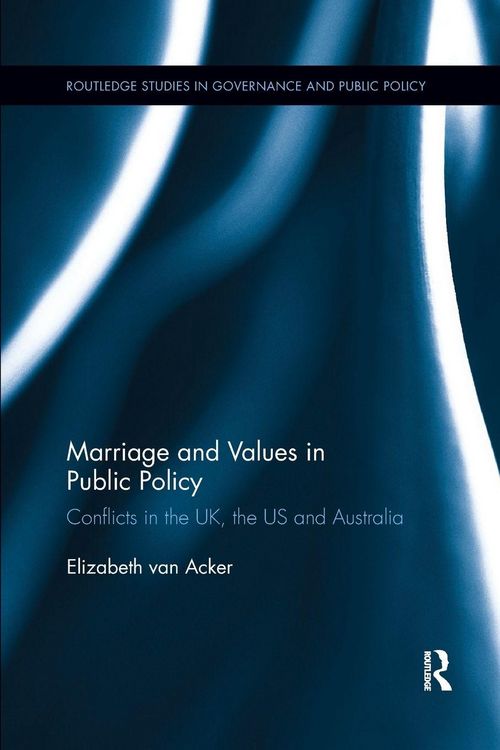 Produktbild: Marriage and Values in Public Policy