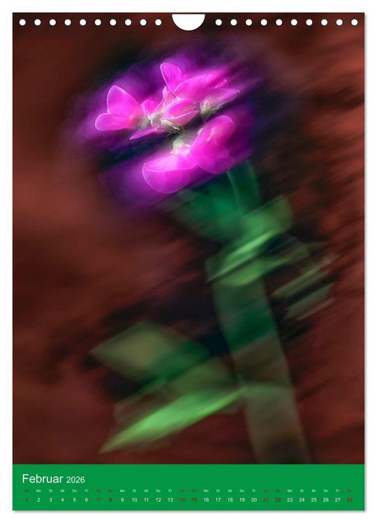 Produktbild: Floraler Tanz (Wandkalender 2026 DIN A4 hoch), CALVENDO Monatskalender
