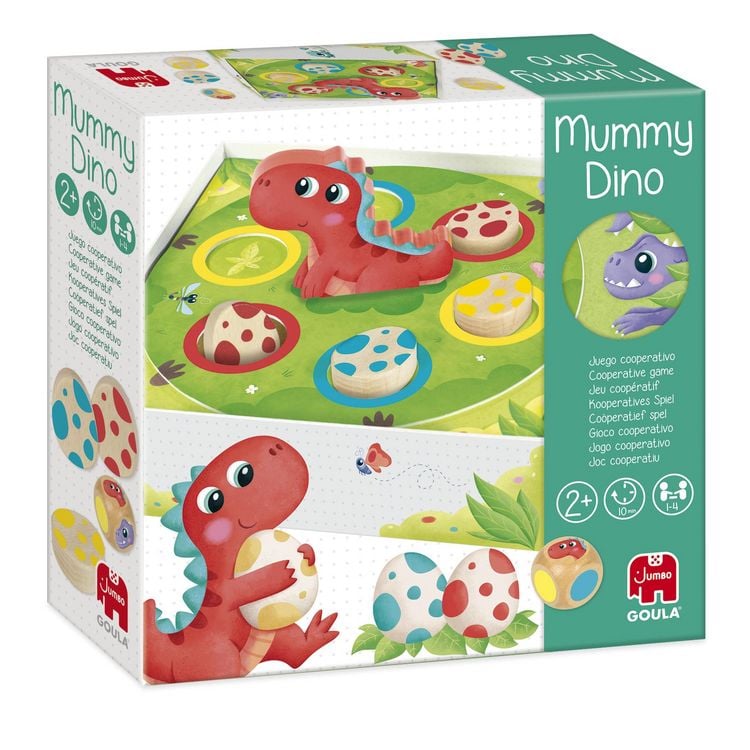 Produktbild: Goula 1110100495 - Mummy Dino, Mama Dino, Kooperatives Kinderspiel ab 2 Jahren