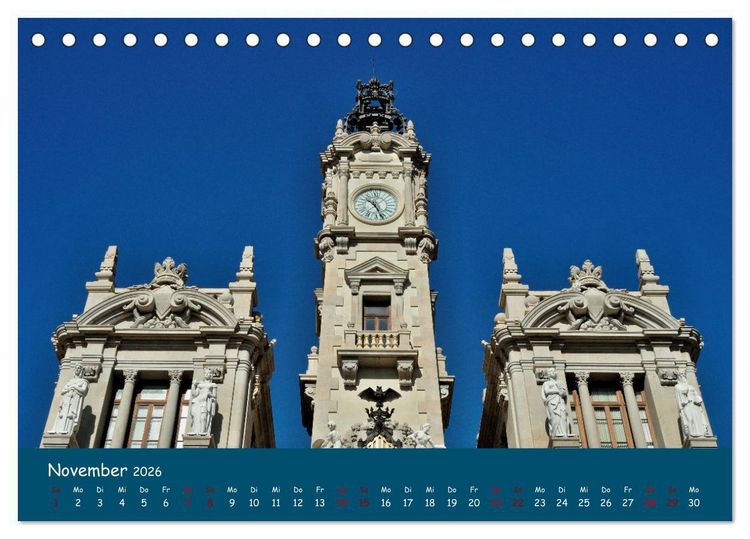 Produktbild: Valencia - Geschichte und Moderne (Tischkalender 2026 DIN A5 quer), CALVENDO Monatskalender