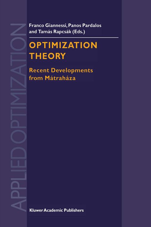 Produktbild: Optimization Theory