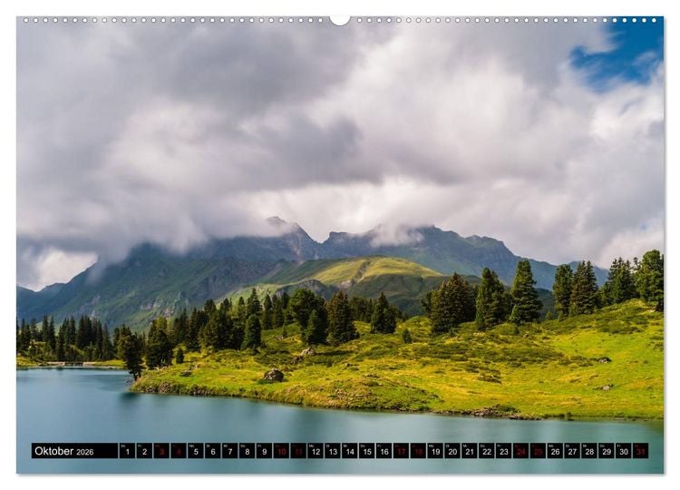 Produktbild: Bergsommer im Berner Oberland (hochwertiger Premium Wandkalender 2026 DIN A2 quer), Kunstdruck in Hochglanz