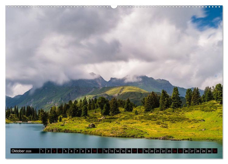 Produktbild: Bergsommer im Berner Oberland (Wandkalender 2026 DIN A2 quer), CALVENDO Monatskalender