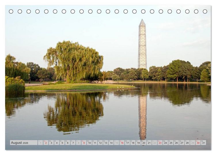Produktbild: Washington D.C. (Tischkalender 2026 DIN A5 quer), CALVENDO Monatskalender