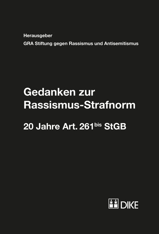 Produktbild: Gedanken zur Rassismus-Strafnorm