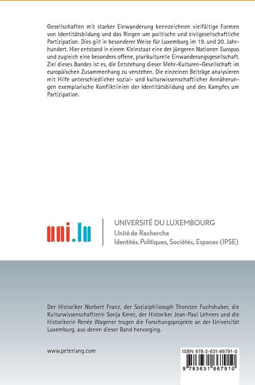 Produktbild: Identit&auml;tsbildung und Partizipation im 19. und 20. Jahrhundert