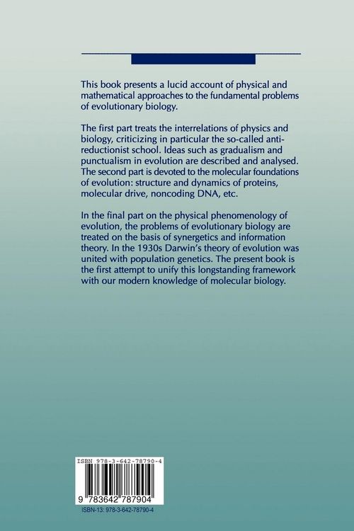 Produktbild: Physical Approaches to Biological Evolution