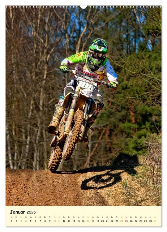 Produktbild: Motocross - einfach cool (hochwertiger Premium Wandkalender 2026 DIN A2 hoch), Kunstdruck in Hochglanz
