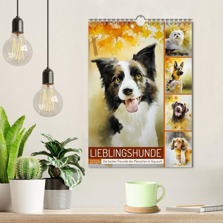 Produktbild: Lieblingshunde (Wandkalender 2026 DIN A4 hoch), CALVENDO Monatskalender