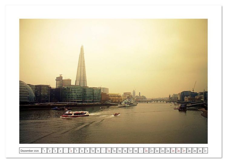 Produktbild: Neues Outfit - LONDON (Tischkalender 2026 DIN A5 quer), CALVENDO Monatskalender