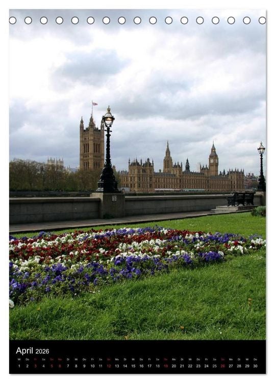 Produktbild: London - Impressionen (Tischkalender 2026 DIN A5 hoch), CALVENDO Monatskalender