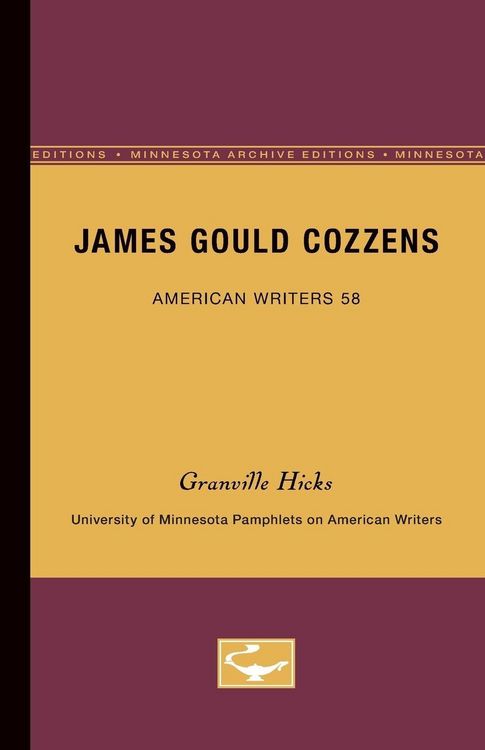 Produktbild: James Gould Cozzens - American Writers 58