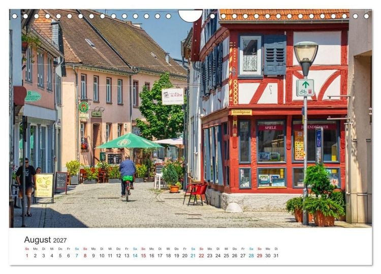 Produktbild: Babenhausen - Sch&ouml;ne Ecken und erstaunliche Besonderheiten (Wandkalender 2027 DIN A4 quer), CALVENDO Monatskalender