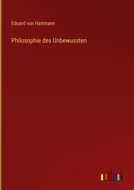 Produktbild: Philosophie des Unbewussten