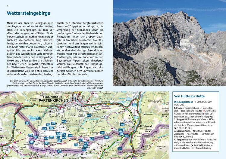 Produktbild: Bergtourenatlas Bayerische Alpen - Band 2: Bayerische Voralpen, Karwendel- und Wettersteingebirge