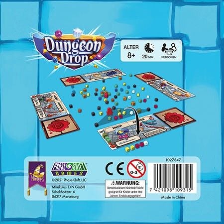 Produktbild: Mirakulus 1027847 - Dungeon Drop, Brettspiel