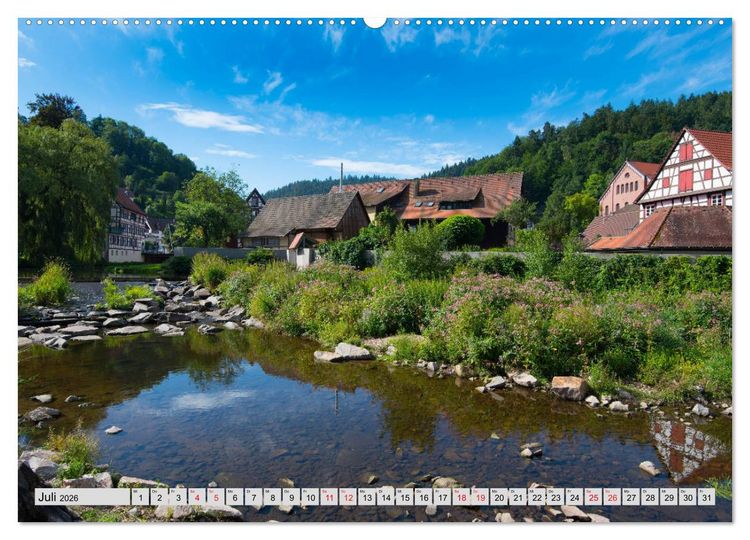 Produktbild: Zauberhaftes Kinzigtal (hochwertiger Premium Wandkalender 2026 DIN A2 quer), Kunstdruck in Hochglanz