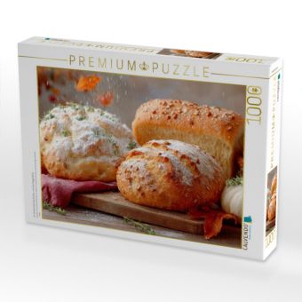 Produktbild: CALVENDO Puzzle Im Herbst lockt das K&uuml;rbis- und das Roggenbrot | 1000 Teile Lege-Gr&ouml;&szlig;e 64x48cm Foto-Puzzle f&uuml;r gl&uuml;ckliche Stunden