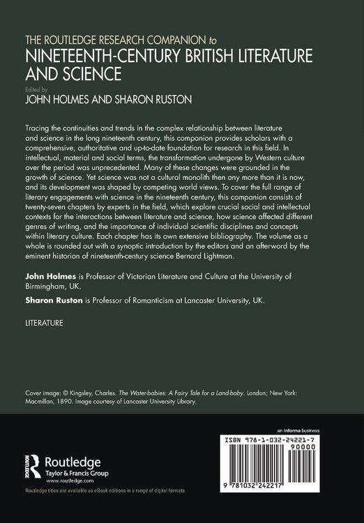 Produktbild: The Routledge Research Companion to Nineteenth-Century British Literature and Science