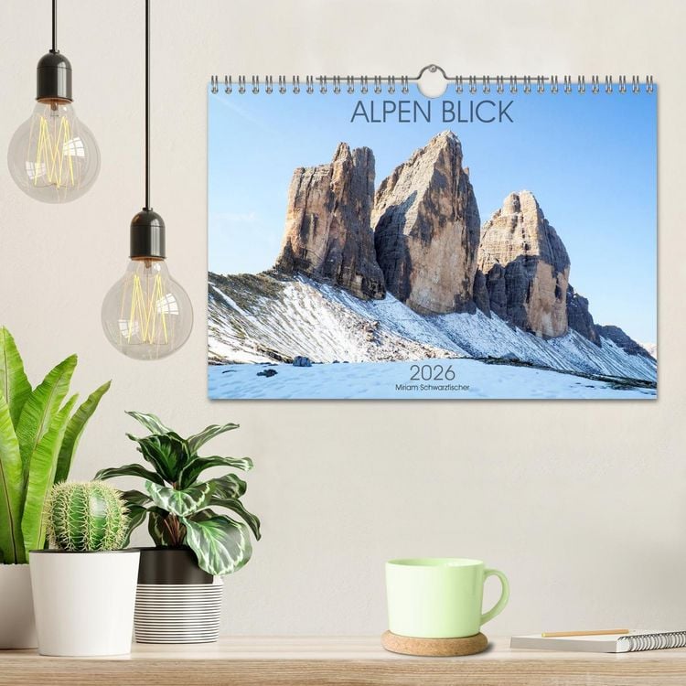 Produktbild: ALPEN BLICK (Wandkalender 2026 DIN A4 quer), CALVENDO Monatskalender