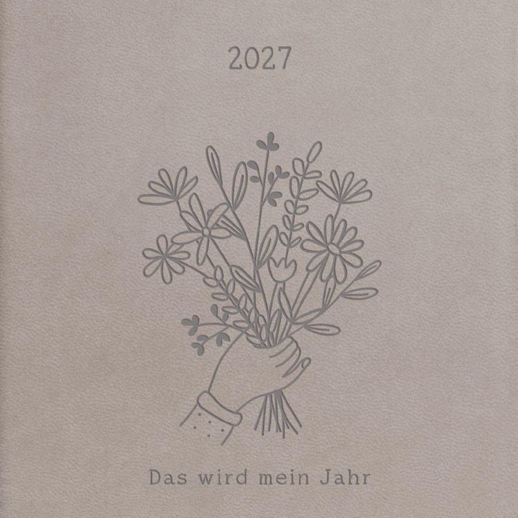 Produktbild: Terminplaner Lederlook 2027 Taupe