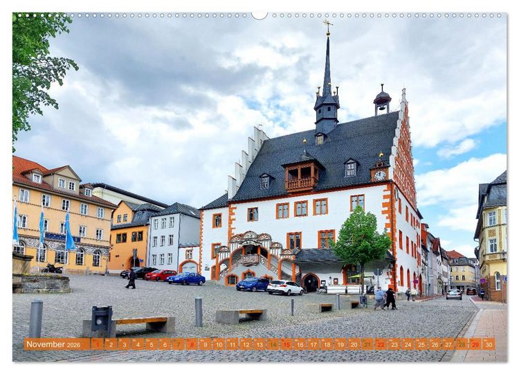 Produktbild: Rund um P&ouml;&szlig;neck - Im Saale-Orla-Kreis (Wandkalender 2026 DIN A2 quer), CALVENDO Monatskalender