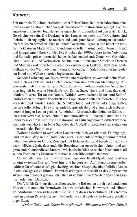 Produktbild: TRESCHER Reiseführer Serbien