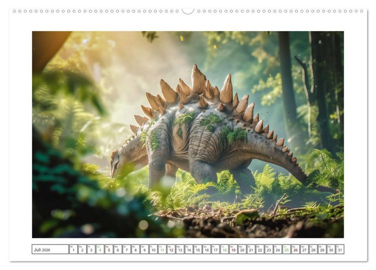 Produktbild: Giganten der Urzeit (Wandkalender 2026 DIN A2 quer), CALVENDO Monatskalender