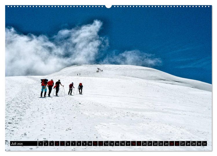 Produktbild: Monte Rosa Classic - Die klassische Tour um das Monte Rosa Massiv (Wandkalender 2026 DIN A2 quer), CALVENDO Monatskalender