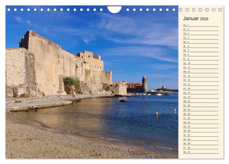 Produktbild: Collioure - Perle der Cote Vermeille (Wandkalender 2026 DIN A4 quer), CALVENDO Monatskalender