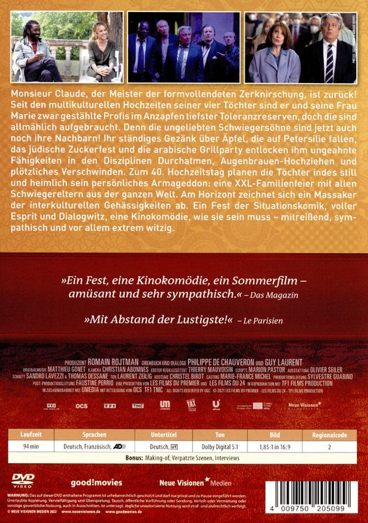 Produktbild: Monsieur Claude und sein gro&szlig;es Fest